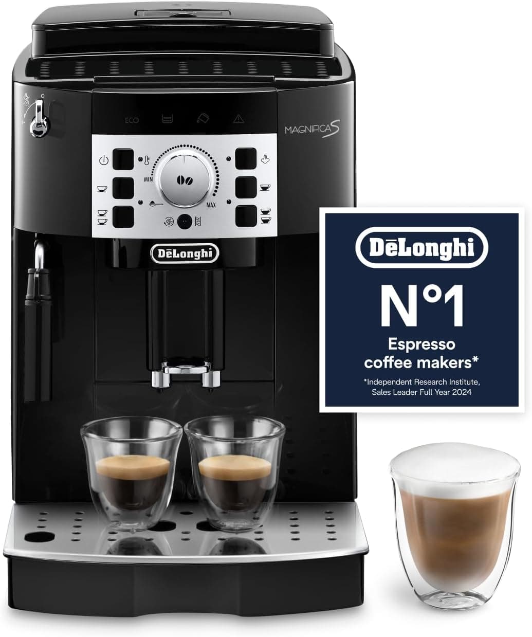De'Longhi Magnifica S, Automatic Bean to Cup Coffee Machine, ECAM22.110.B, Black